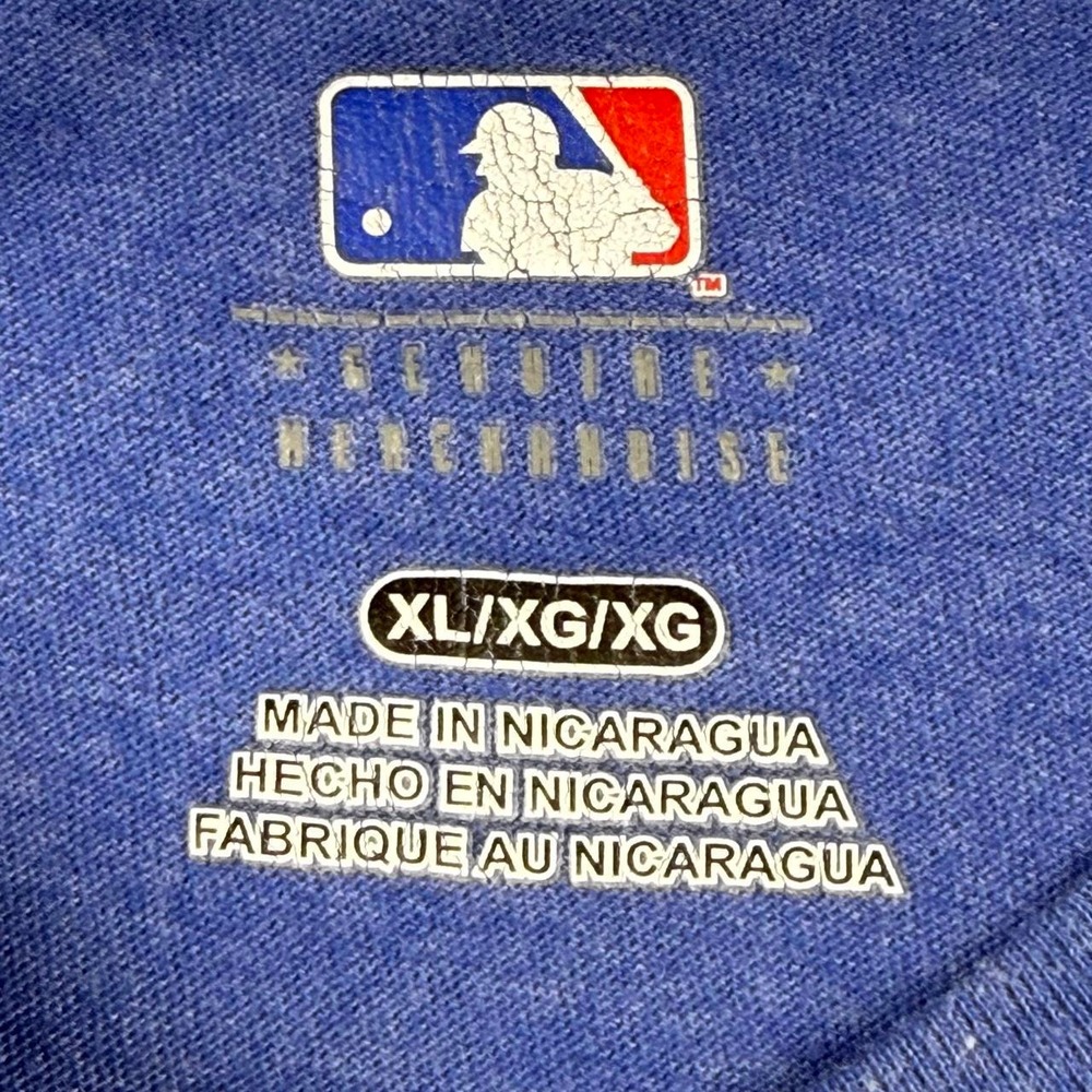 MLB Genuine Merchandise Chicago Cubs‎ National League Graphic Tee Shirt Blue XL - Picture 3 of 6